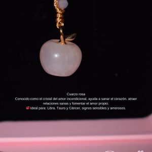 Collar Manzanita de Cuarzo Rosa