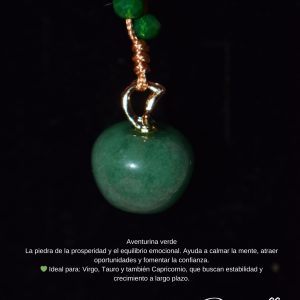 Collar Manzanita de Aventurina Verde